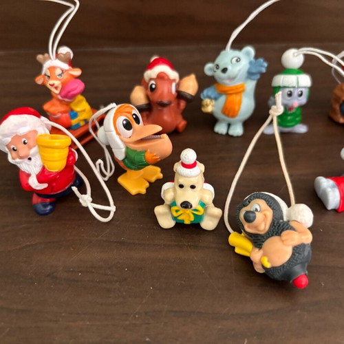 Kinder used Christmas figures