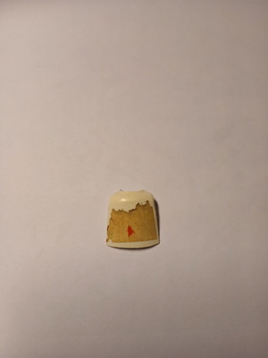 Playmobil white chest used with detached sticker