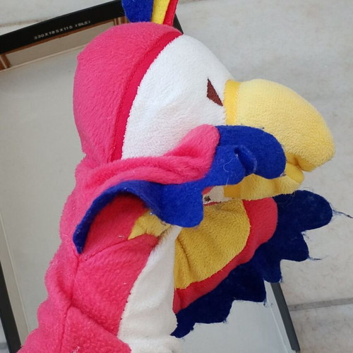 Cloth glove puppets used, set of two