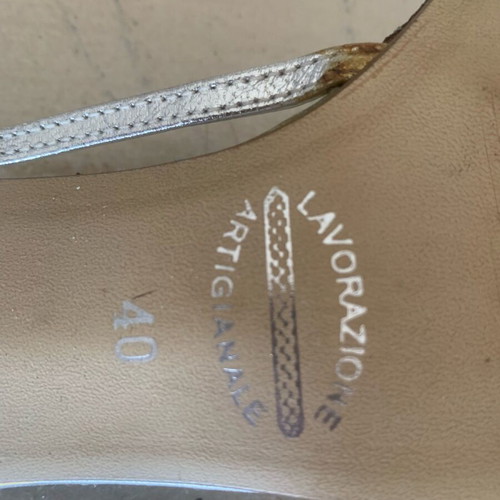 Rollini sandals used, pack of 3, gold and silver colors, sizes 39-40