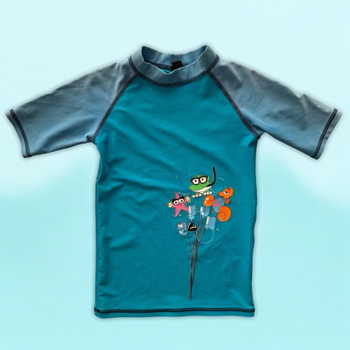 Arena Kids' Swim Shirt Used, UV Protection, Blue