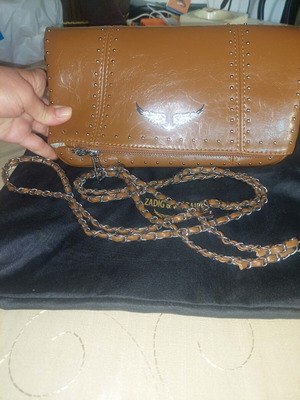 Zadig Voltaire shoulder bag, brown