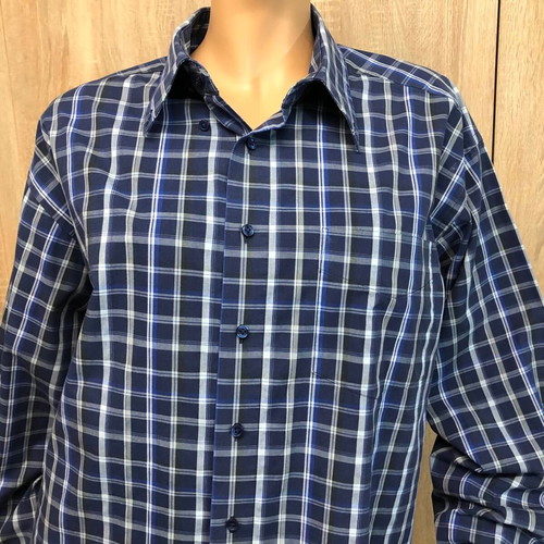 Barisal shirt new, size L/XL, white and blue