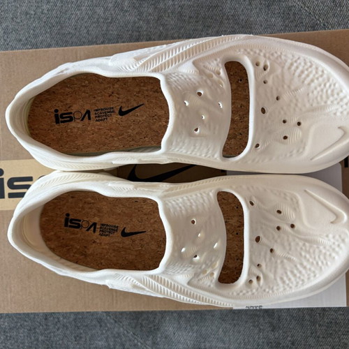 Nike ISPA Universal Natural sandals size 38.5 new, white