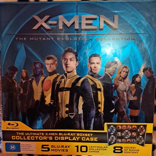 X-Men Blu-Ray collection like new, action sci-fi fantasy