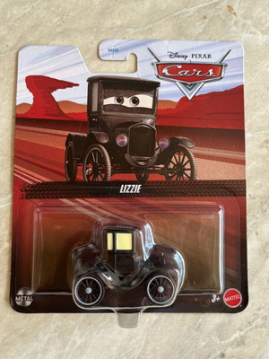 Disney Pixar Cars Lizzie μεταλλικό αυτοκινητάκι καινούριο, Mattel 1:55