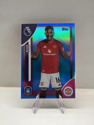 Amad Blue 2025/2026 Topps Premier League card, new