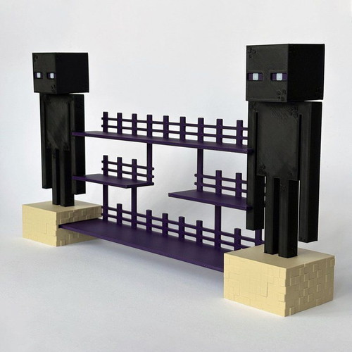 Minecraft Enderman Kinder Joy figure display stand
