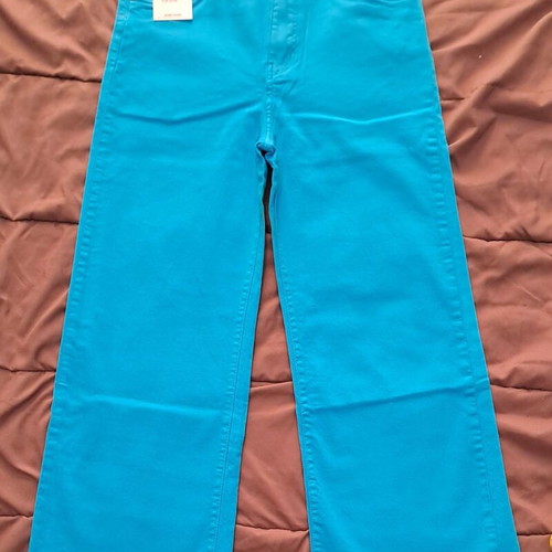 Ad'oro Denim women's jean pants new, turquoise, size 42
