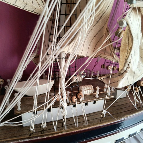 Wooden ship Greek handmade like new