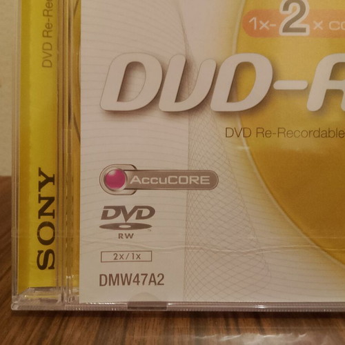 Sony DVD-RW 4.7GB 120min new pack of 20
