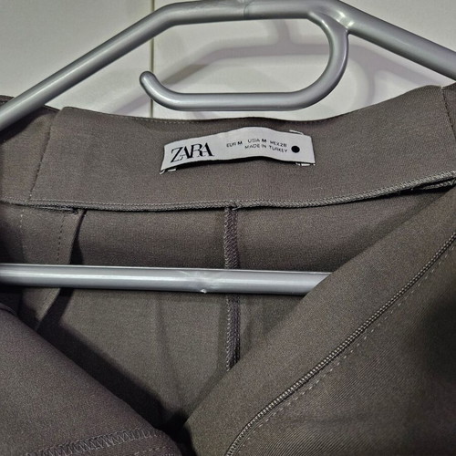 Zara chinos καινούργια γκρι παντελόνια με κούμπωμα στα σκισίματα