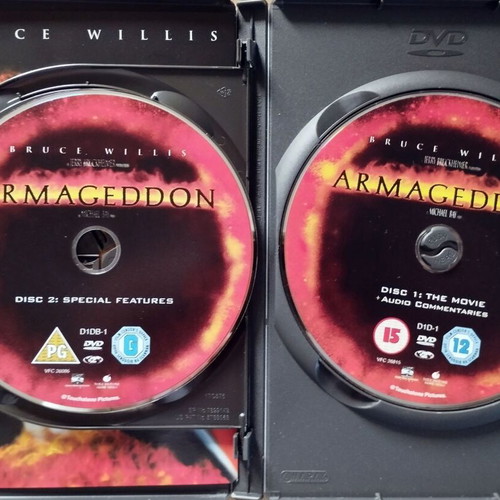 Armageddon DVD like new with subtitles without Greek