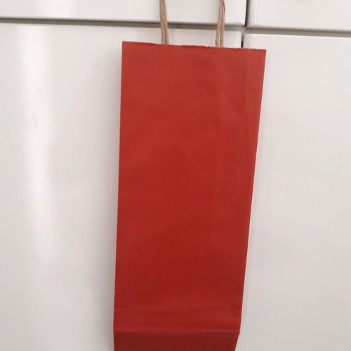 Paper wine bags like new, set of 2 with handle