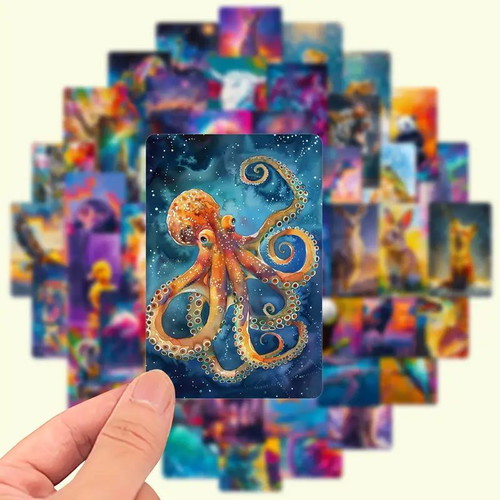 Galaxy Animals stickers set of 50 new