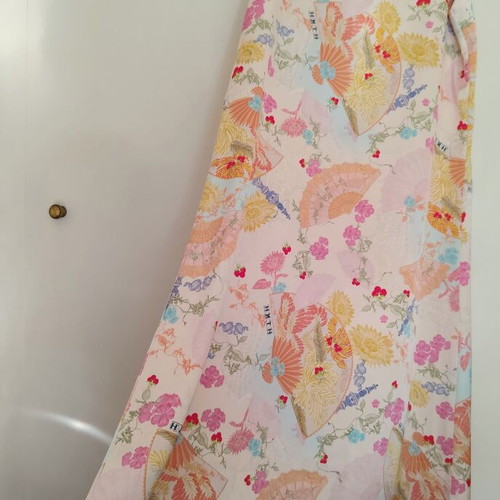 Hemithea Teresa dress L/XL new, satin fabric, floral pattern
