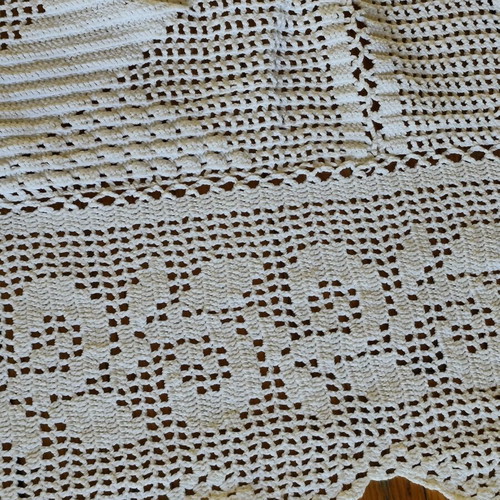 Handmade blanket 200x240 like new