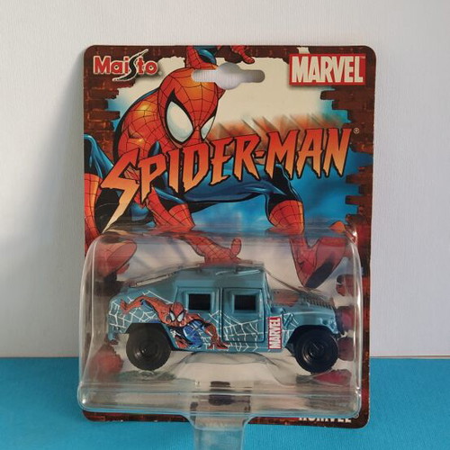 Maisto Marvel Spider-Man Humvee 2004 diecast new pull back