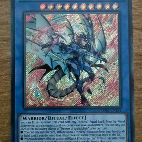 Nekroz of Areadbhair BLMM Yu-Gi-Oh! card new, Secret Rare 1st edition