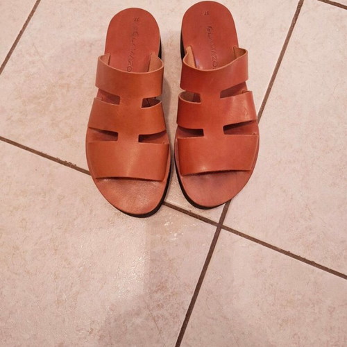 Glamazon Flatform No. 37, leather!