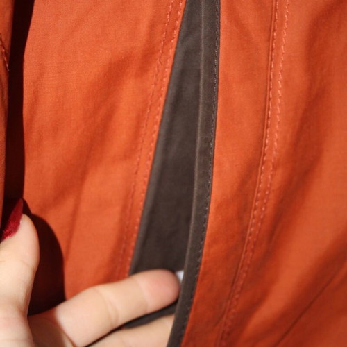 Farfield orange men's jacket used, size EUR 56
