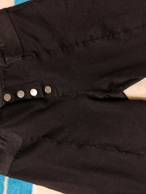Ζara κολάν μεταχειρισμένο με χρυσά κουμπιά, μαύρο, μέγεθος XL