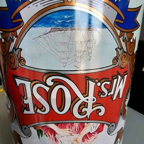 Mrs. ROSE empty coffee tin used