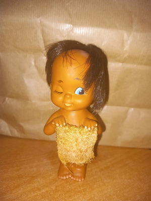 Vintage small Japanese doll used
