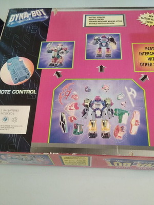 Dyna-bot remote-controlled from 1990 new