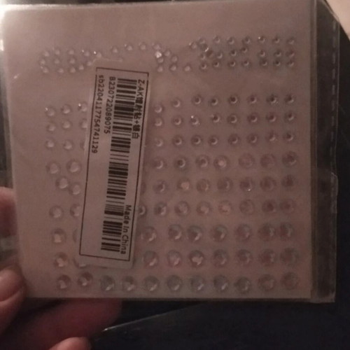 Makeup completion adhesive rhinestones new