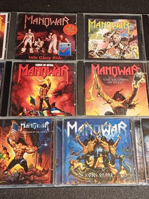 Manowar Complete Discography 11 CDs Used, Heavy Metal