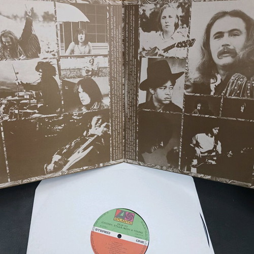 Crosby, Stills, Nash and Young Deja Vu record used, folk
