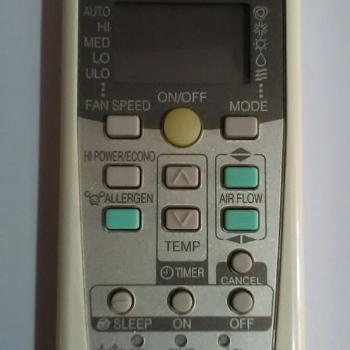 Mitsubishi Heavy Industries Air Conditioner Remote Control RKW502A200 Like New