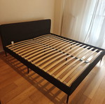 IKEA Slattum Bed 180x200 Anthracite Like New
