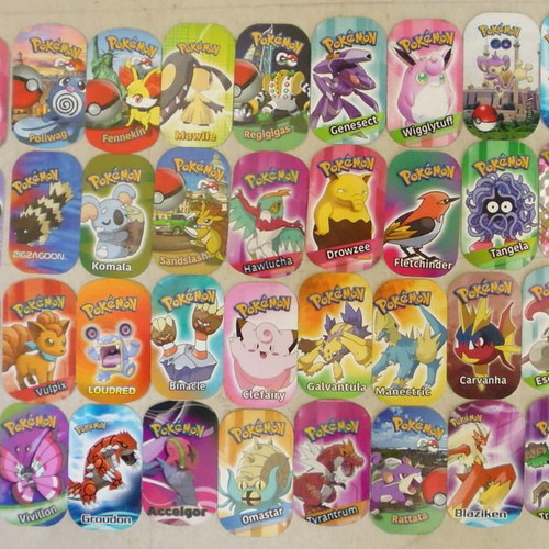 Ταπες ποδοσφαιστών Pokemon και άλλες, πακέτο 2500 τεμάχια