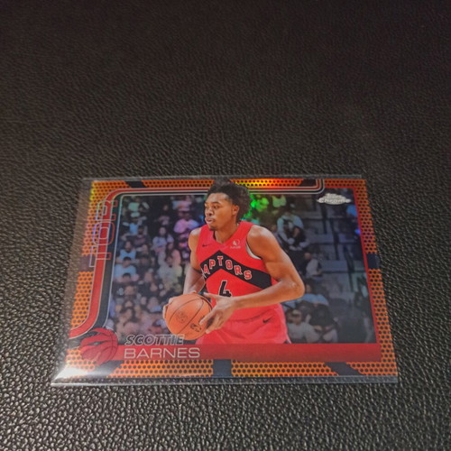 2025-2026 Topps Chrome Basketball Refractor Scotie Barnes card like new