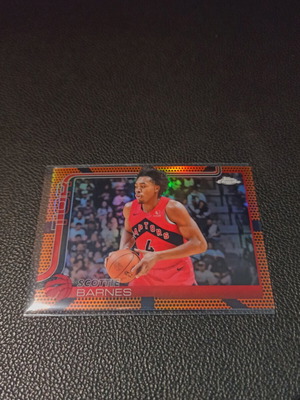 2025-2026 Topps Chrome Basketball Refractor Scotie Barnes card like new