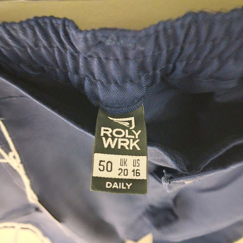 Roly WRK Daily 9100 work trousers new, size 50 XL, dark blue