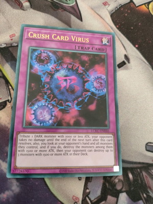 Crush Card Virus Yu-Gi-Oh card like new, Ultra Rare