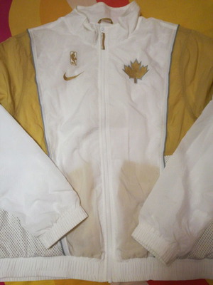 Nike NBA Toronto Raptor jacket used, white, size XL