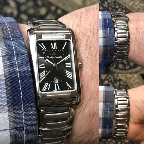 Maurice Lacroix wristwatch new, men's, waterproof with sapphire crystal