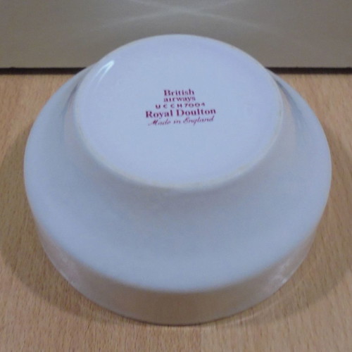 British Airways old promotional ceramic bowl Royal Doulton used
