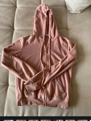 SugarFree pink textured zip-up hoodie, size 152 cm, age 12