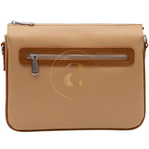 AMORE Ludovica women's bag new, pudra and tan