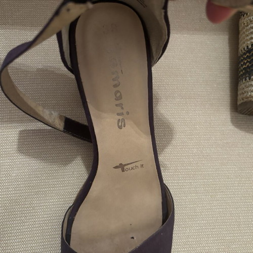 Tamaris sandals size 38 used, blue
