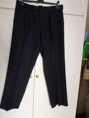 Men's winter pants size L dark blue like new