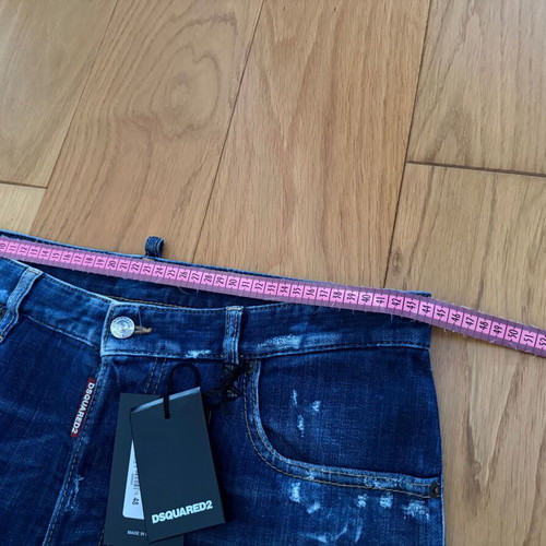 Dsquared2 Tidy Biker Jean S74LB0375 jeans new, size 48, blue