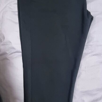 Bershka cigarette pants black used, low rise size S