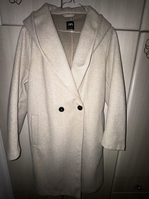 Παλτό Zara με κουκούλα medium μεταχειρισμένο