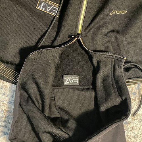 Armani EA7 hoodie, black, size L